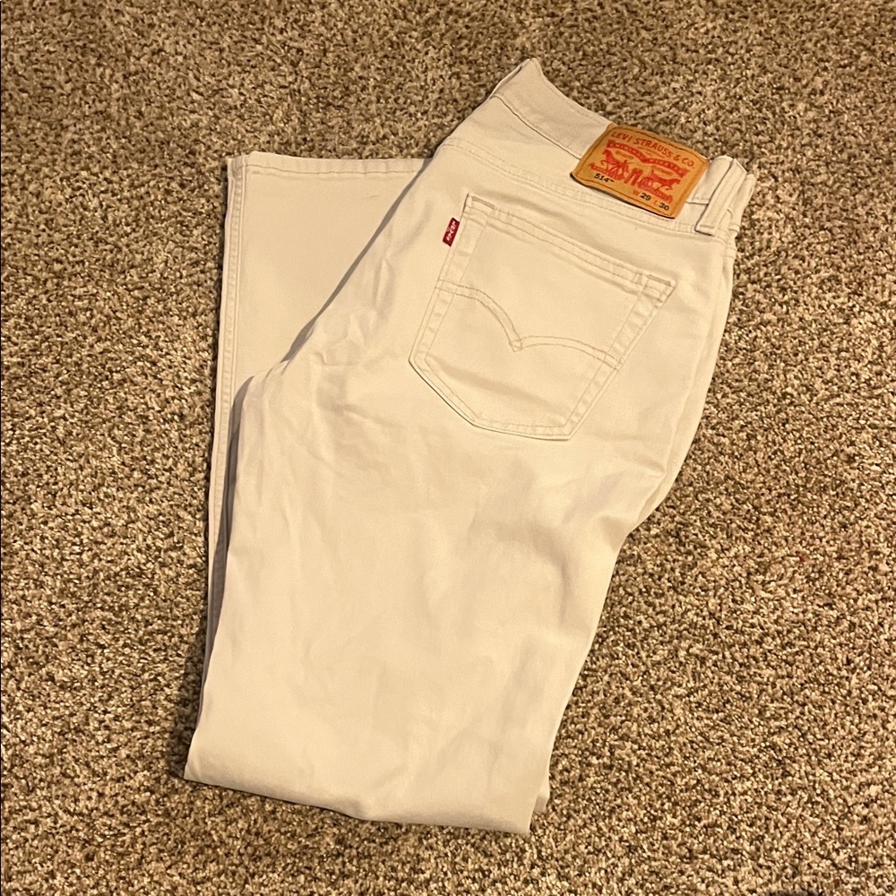 Levi's Women's Straight Leg Jeans in White